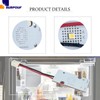 SURPOUF 5PCS W10695459 LED Refrigerator Light Board Replacement W10660728 W11126053