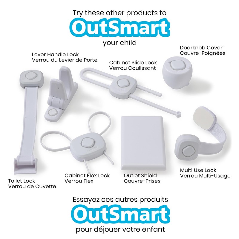 Safety 1st HS2700300 OutSmart Multi-Use Lock, White