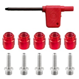 5 Sets Olive and Barb Bicycle Brake Olive Insert Kit,Brake Hose Fitting for SRAM AVID Hydraulic Disc Brake Quick Install Brake Maintenance Accessory,Quick Install with T8 Spanner