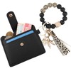 Guran Wristlet Wallet Bracelet Keychain,Card Holder Purse Tassel Keychain Bangle