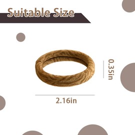 Leopard Elastic Hair Ties No Damage Ponytail Holders for Women Leopard Print Hair Scrunchies for Thick Thin Hair Bands for Women's Hair Accessories Fashion Rubber Bands for Hair 30PCS