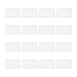 ZYAMY 16PCS GBA Transparent Protective Game Cartridge Cases Storage And Dustproof Covers Used For Storing Screws Hair Clips Necklaces Earrings Keychains Small Parts