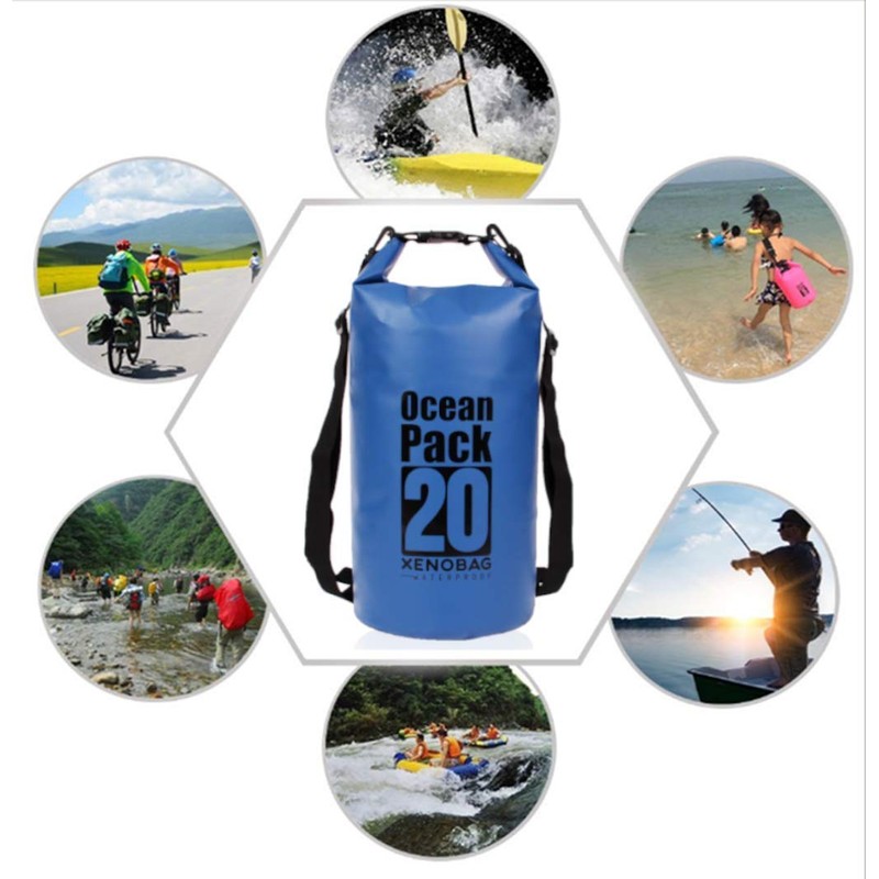 Xenobag Waterproof Bag 3 Litres Or 20 Litres/Dry Bag, Small/Ocean