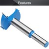 Utoolmart Forstner Drill Bits, 40mm Cemented Carbide Wood Cutter Tool,