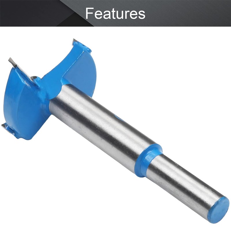 Utoolmart Forstner Drill Bits, 40mm Cemented Carbide Wood Cutter Tool,