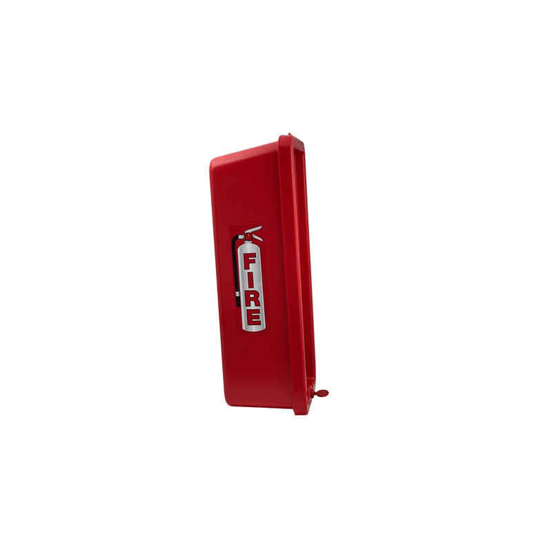 2 Pack! Red Surface-Mounted Fire Extinguisher Cabinet with Pull-Panel for