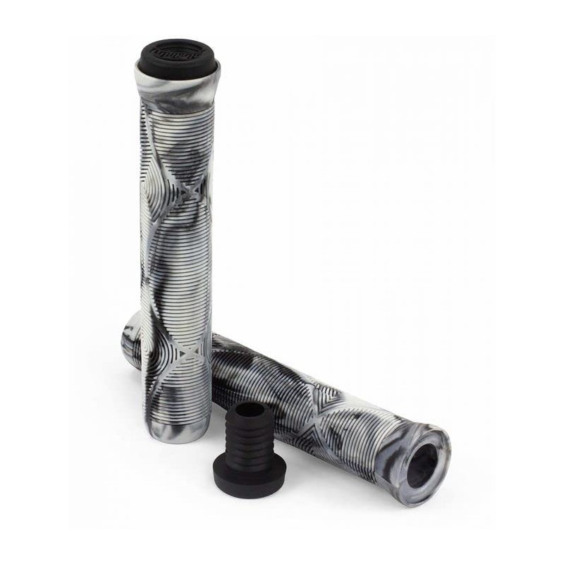 Slamm Scooters Team Swirl Bar Grips - Arctic (Multi-Colour) -