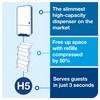 Tork PeakServe Continuous Hand Towel Dispenser Black H5, High Capacity,