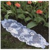 Heritage Lace Butterflies 12-Inch by 54-Inch Runner, White