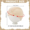 GOMAKERER 4 Pcs Doll Wig Net Caps, DIY Mini Doll