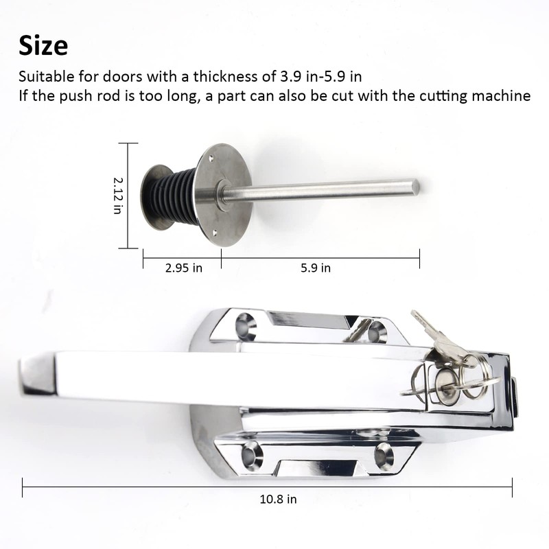 YKPPKY Walk-in Cooler Door Handle - Walk in Cooler Door