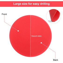 8 Pcs Floor Dots for Classroom 4 Inch Poly Spot Markers Flat Non Slip Spot Marker Dance Dot for Gym Sports Soccer Basketball Agility Training Field Marking Equipment Round Multiple Color Rubber