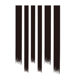 SanerLian Black Geometric Temporary Tattoo Sticker Waterproof Lines Adult Men Women Arm Shoulder Large 15X21cm Set of 2