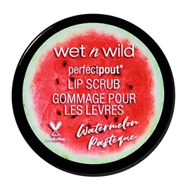 Wet n Wild Lip Scrub Watermelon – Exfoliante Labial con Aroma a Sandía, Suaviza e Hidrata, Elimina Células Muertas y Prepara los Labios para el Maquillaje, Vegano y Cruelty Free