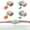 2 Set 8 Pin Waterproof Connector Automotive Electrical Butt, IP67