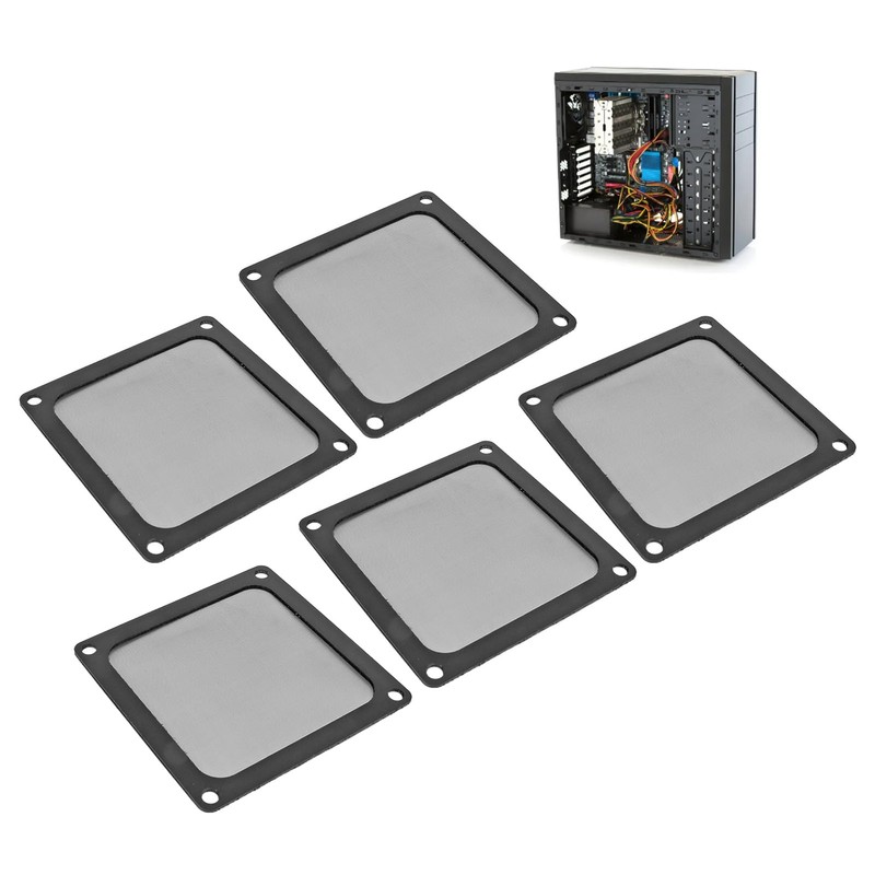 PC Case Dust Mesh Filter 5 Pack 80X80MM Computer Fan