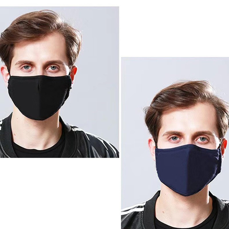 Cotton Face Masks, Pack of 4, Washable & Reusable, Filter