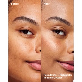 Clinique Clinique True Highlight Weightless Illuminator Highlighter | Luminous Glow + Natural Radiance, Sunlit Copper