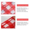 CVFRTT 2 Pieces Plaid Tablecloths, Table Decorations, Waterproof Plastic Tablecloths,