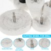 11Pcs Buffing Wheel for Drill, Reusable Drill Buffing Wheel with