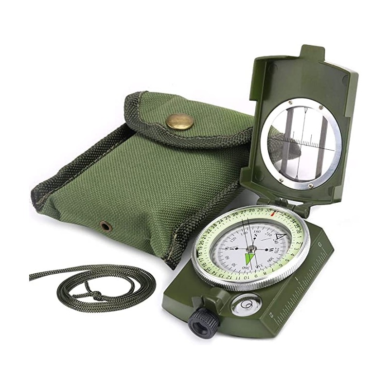 Roobuck Survival Military High-Precision Compass with Waterproof Shakeproof Emergency Luminous