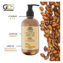 Crema Para Rizos Con Aceite De Argán Gd3 290 Ml