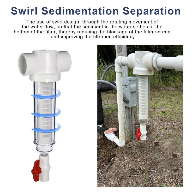 1-1/2" 100 Mesh Spin Down Sediment Replacement Water Filter Screen,