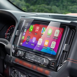 LANTU Car Screen Protector for 2025 Nissan Frontier (S, SV, PRO-X, PRO-4X, SL) Navigation Touchscreen Protector Film Tempered Glass HD Clear Anti-Glare 12.3''