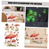 CORHAD Mushroom Wall Decal Boho Home Decor Room Decor Sticker