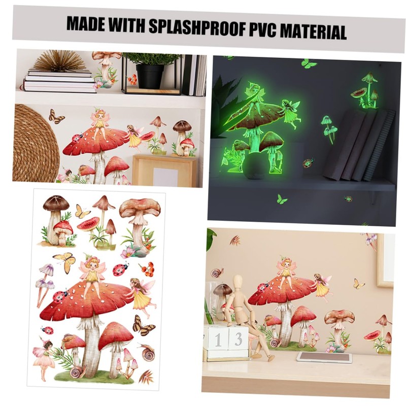 CORHAD Mushroom Wall Decal Boho Home Decor Room Decor Sticker