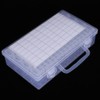 64 Gird Diamond Painting Container Clear Plastic Cross Stitch Hand‑Made