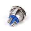 SUPVOX Metal Momentary Push Button for Doorbell Boat Car Self-reset