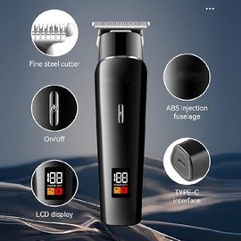 Hair Clippers for Men, Professional Hair & Beard Trimmer for Men Electric Hair Clipper Rechargeable Hair Cutting Machine Powerful Haircut Lithium