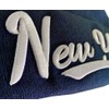 New York 3D Embroidery Classic Cuffed Knit Hat Beanie Toque