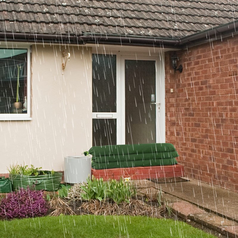 6 Pack Long Canvas Sandbags,Thickened Water barriers for Flooding with