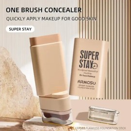 Base De Maquillaje, Corrector Y Contorno En Barra  Pincel                                                                                             