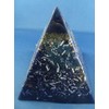 Indigo Blue Tall Large Pyramid Orgone Generator Energy Accumulator Perfect