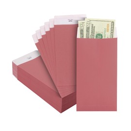 Mr. Pen- Money Envelopes for Cash, 100 Pack, 6.5" x 3.5", Red Clay Cash Envelopes, 100 Envelopes Money Saving Challenge, Money Saving Envelopes, Small Envelopes for Money Envelopes for Cash Budgeting