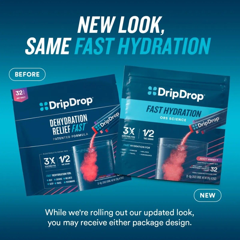 Mezcla Electrolítica Para Bebidas Dripdrop Hydration Fruit P
