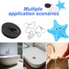MAIXINNEW Bath Plug with Chain 45mm, Rubber Floating Bath Tub