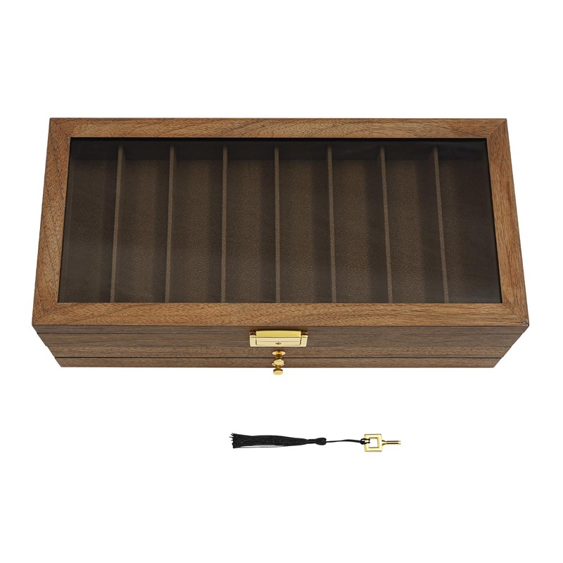 3-Tier Pocket Knife Display Case, 22 Compartments Pocket Knife Case