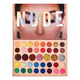 Paleta Sombras Nude 39 Grande Tonos Maquillaje Glitter Mate
