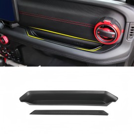 POETRYXIAO Wrangler JL Grab Bar Tray,Passenger Side GrabTray Storage Organizer Compatible with 2024 2025 Jeep Wrangler JL JLU and Jeep Gladiator JT, Interior Accessories