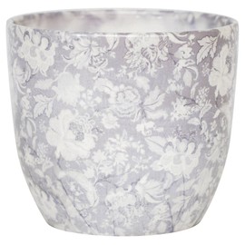 Ivyline Planter, Ceramic, Grey, 13cm