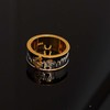 PikaLF Howling Wolf Ring for Men, Norse Viking Wolfscope Ring,