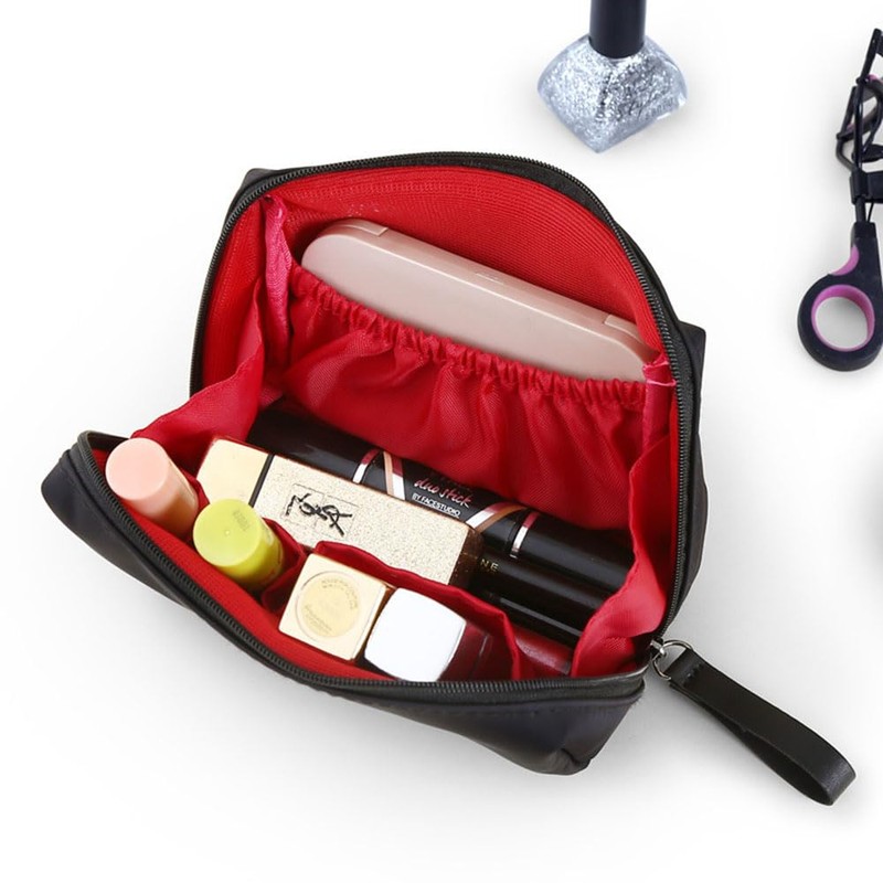 Phyxiul Makeup Pouch, Large Capacity, Makeup Pouch, Lightweight, Portable, Multi-functional,