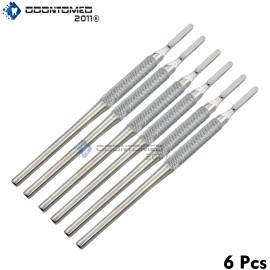 ODM 6 Scalpel Handle # 4 Round for Anatomical Operations & Dissection Dental