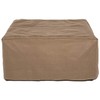 Duck Covers EOT262618 Essential Square Patio Ottoman or Side Table,