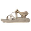 Chaco Women's CUSHZ Sandal, Frond Dark Vanilla, 9