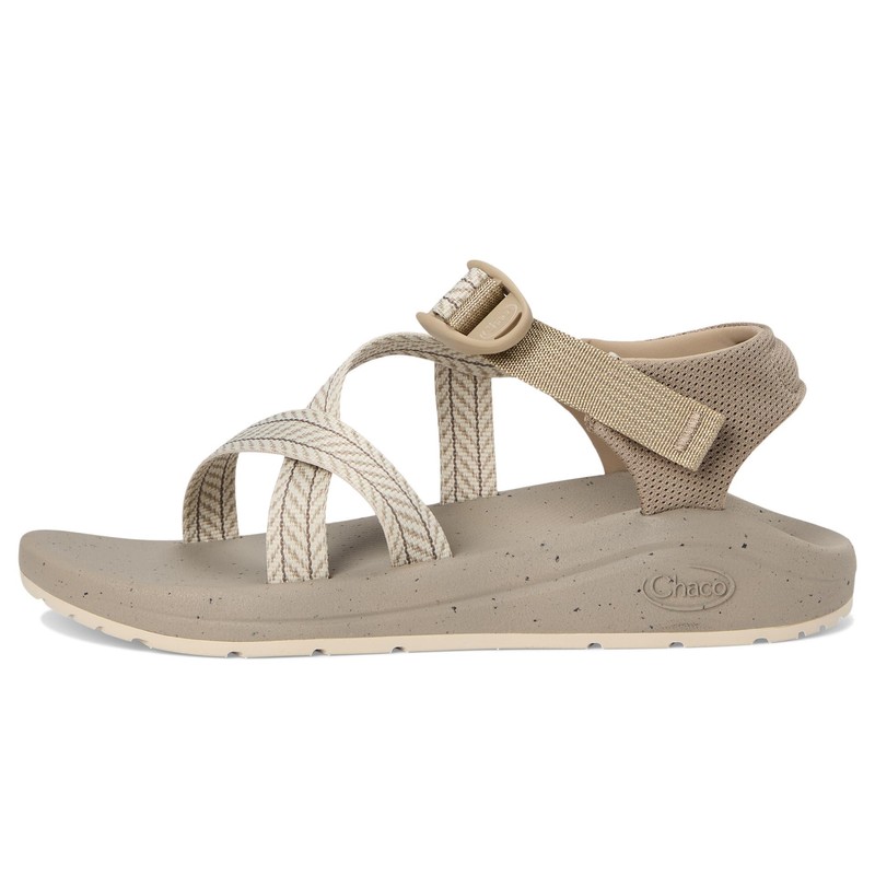 Chaco Women's CUSHZ Sandal, Frond Dark Vanilla, 9